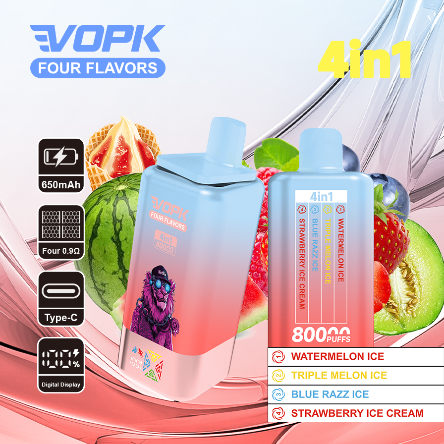 VOPK Four flavors 80000puffs Vape - Image 3