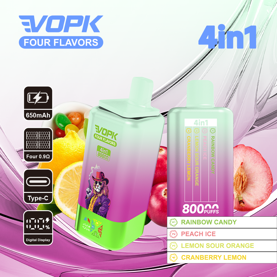 VOPK Four flavors 80000puffs Vape - Image 4