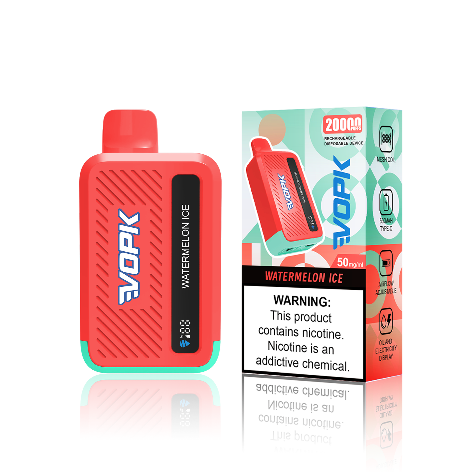 Alternative view of VOPK cool bar 20000puffs Vape